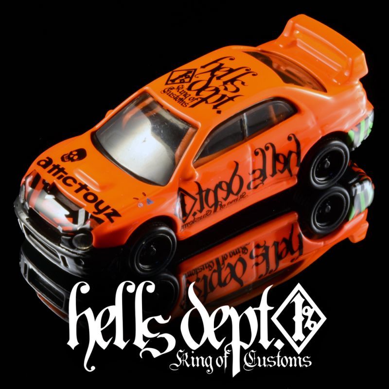 画像: HELLS DEPT 2020 - DOUBLE LOSER[S] 【SUBARU IMPREZA WRX (カスタム完成品）】NEON ORANGE/RR （送料サービス適用外）