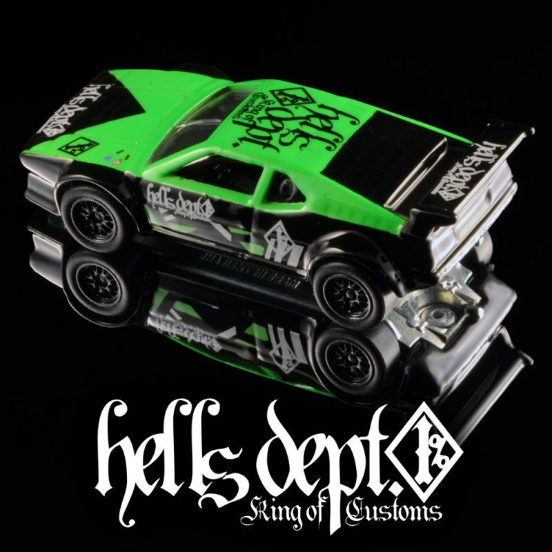 画像: HELLS DEPT 2020 - DOUBLE LOSER[S] 【BMW M1 PROCER (カスタム完成品）】NEON GREEN-BLACK/RR （送料サービス適用外）