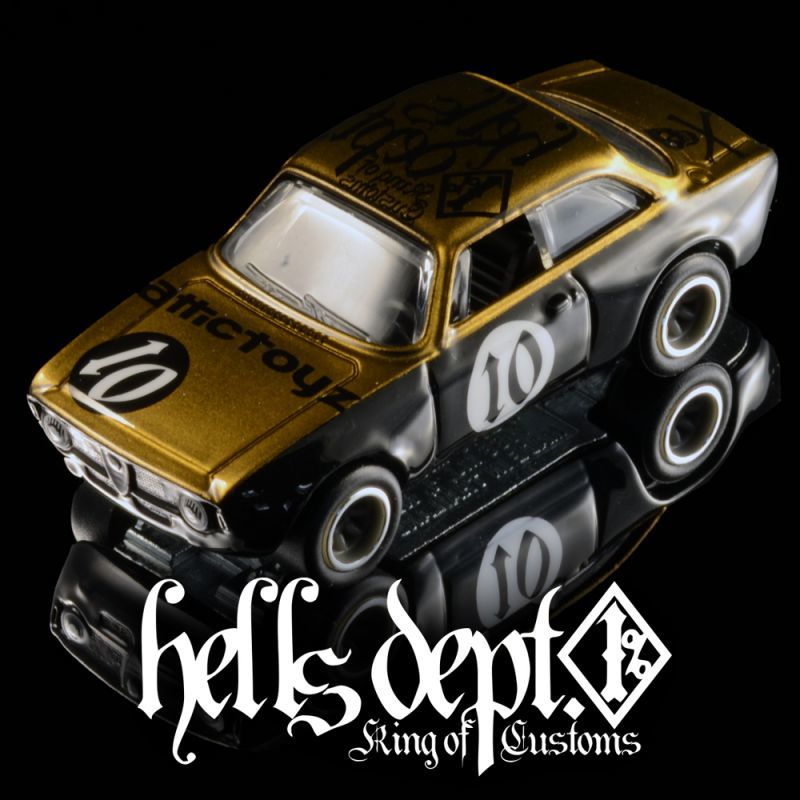 画像: HELLS DEPT 2020 - DOUBLE LOSER[S] 【ALFA ROMEO GIULIA SPRINT GTA (カスタム完成品）】DK.GOLD-BLACK/RR （送料サービス適用外）