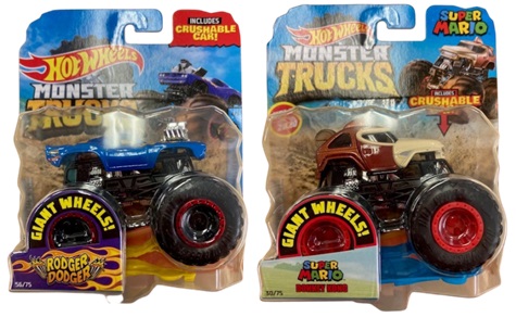 画像: 2020 HW MONSTER TRUCKS! 【Kアソート (8個入り）】RODGER DODGER/DONKEY KONG/VW DRAG BUS/TMNT LEONARDO/DEMO DERBY/SHARK WREAK (FLAME)/BIGFOOT (FLAMES)/HOT WHEELS RACING