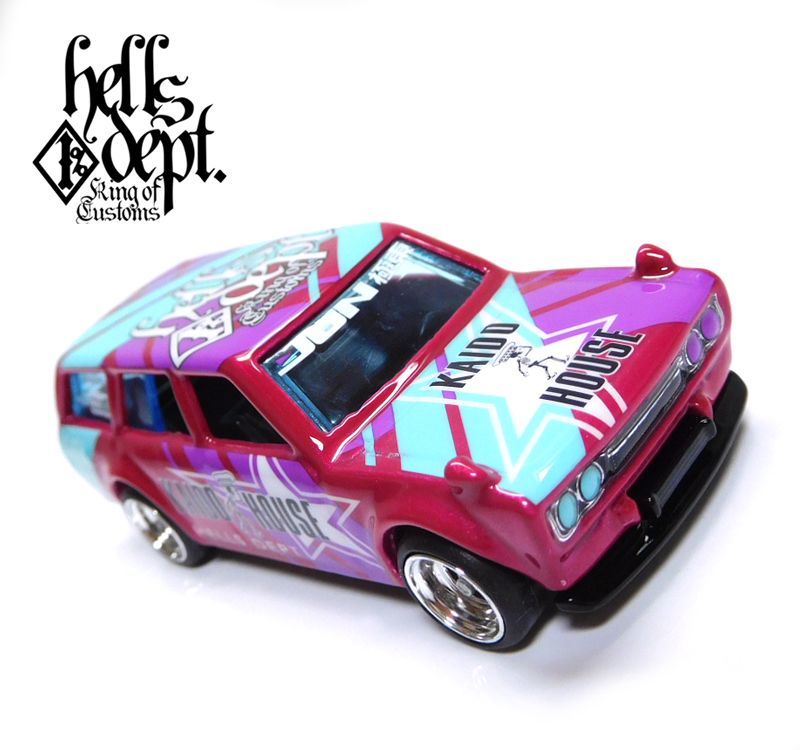 画像: HELLS DEPT X JUN IMAI KAIDO☆HOUSE 【'71 DATSUN BLUEBIRD 510 WAGON (カスタム完成品）】CANDY RED/RR （送料サービス適用外）