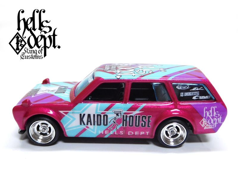 画像: HELLS DEPT X JUN IMAI KAIDO☆HOUSE 【'71 DATSUN BLUEBIRD 510 WAGON (カスタム完成品）】CANDY RED/RR （送料サービス適用外）