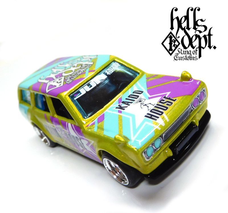 画像: HELLS DEPT X JUN IMAI KAIDO☆HOUSE 【'71 DATSUN BLUEBIRD 510 WAGON (カスタム完成品）】MET.CANDY YELLOW/RR （送料サービス適用外）