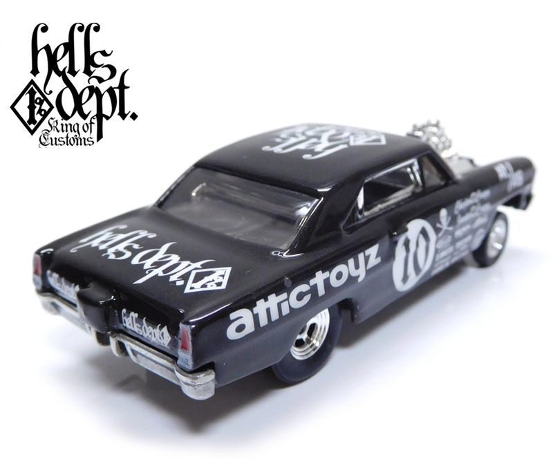 画像: HELLS DEPT 2020 - COVA MANUFACTURING FACTORY 【'66 SUPER NOVA (カスタム完成品）】BLACK(CHROMEグリル）/RR （送料サービス適用外）