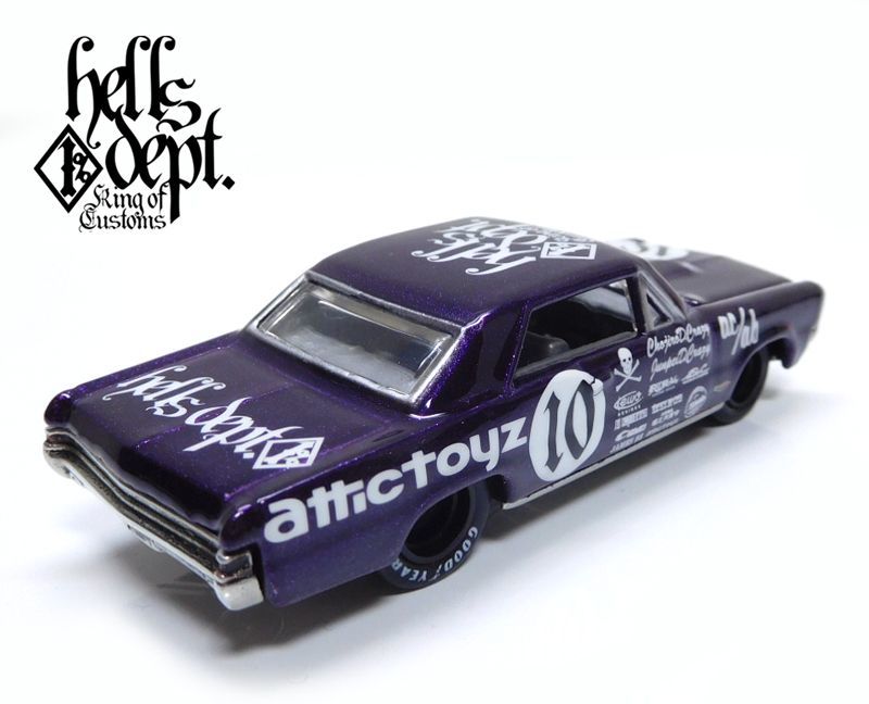 画像: HELLS DEPT 2020 - COVA MANUFACTURING FACTORY 【'65 PONTIAC GTO (カスタム完成品）】DK.PURPLE/RR （送料サービス適用外）