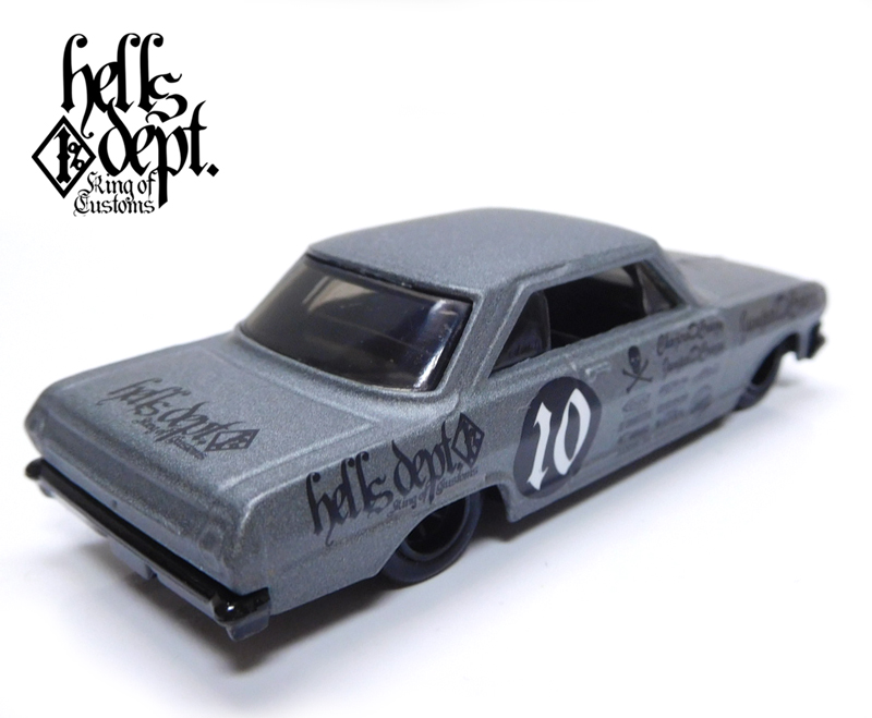 画像: HELLS DEPT 2020 - COVA MANUFACTURING FACTORY 【'63 CHEVY II (カスタム完成品）】FLAT GRAY/RR （送料サービス適用外）