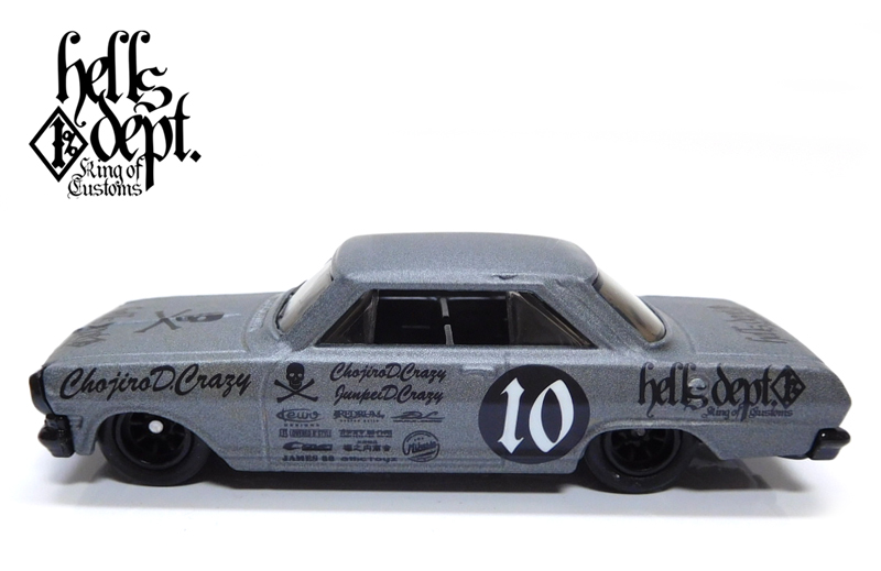 画像: HELLS DEPT 2020 - COVA MANUFACTURING FACTORY 【'63 CHEVY II (カスタム完成品）】FLAT GRAY/RR （送料サービス適用外）