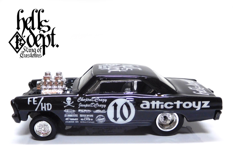 画像: HELLS DEPT 2020 - COVA MANUFACTURING FACTORY 【'66 SUPER NOVA (カスタム完成品）】BLACK(BLACKグリル）/RR （送料サービス適用外）