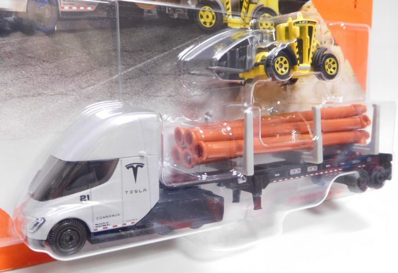 画像: 2020 CONVOYS 【TESLA SEMI & PIPE TRAILER/LOAD LIFTER】 GRAY/YELLOW (予約不可）