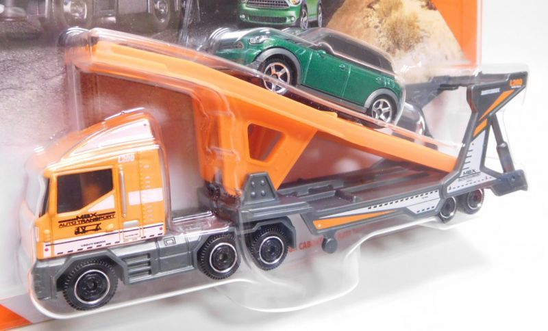 画像: 2020 CONVOYS 【MBX CABOVER & AUTO TRANSPORT TRAILER/2011 MINI COUNTRYMAN】 ORANGE/DK.GREEN (予約不可）