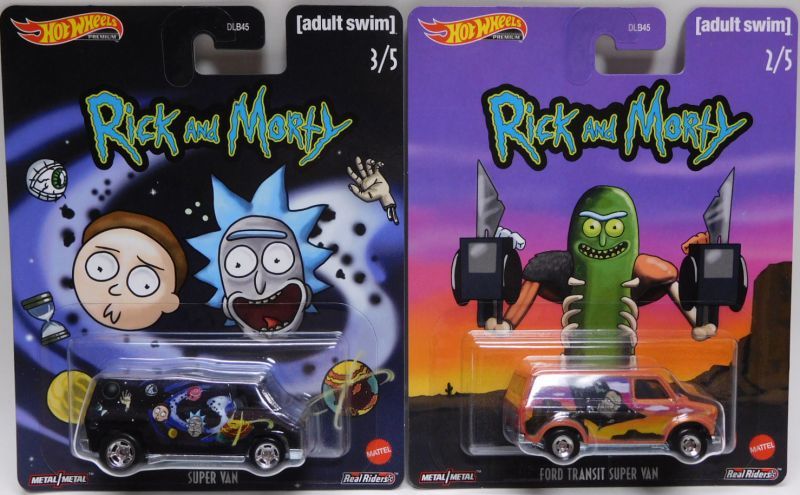 画像: 2020 POP CULTURE "RICK AND MORTY" 【5種セット】 VOLKSWAGEN DRAG BUS/VOLKSWAGEN T1 PANEL BUS/'66 DODGE A100/SUPER VAN/FORD TRANSIT SUPER VAN (日本未発売）(予約不可）