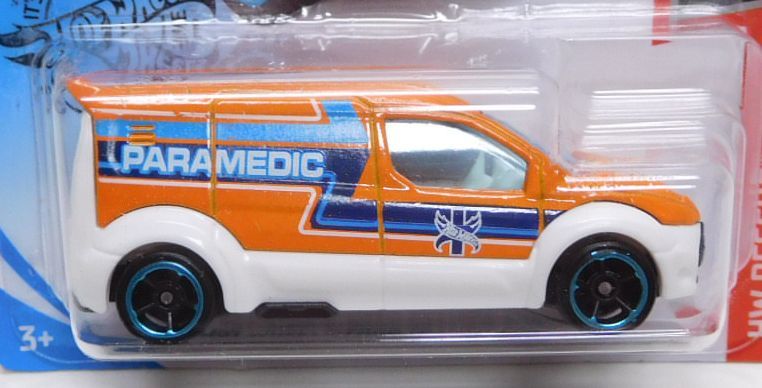 画像: 【HOT WHEELS FORD TRANSIT CONNECT】 ORANGE-WHITE/O5