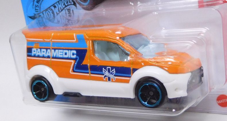 画像: 【HOT WHEELS FORD TRANSIT CONNECT】 ORANGE-WHITE/O5