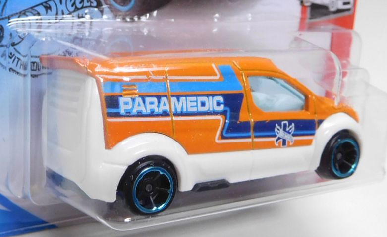 画像: 【HOT WHEELS FORD TRANSIT CONNECT】 ORANGE-WHITE/O5