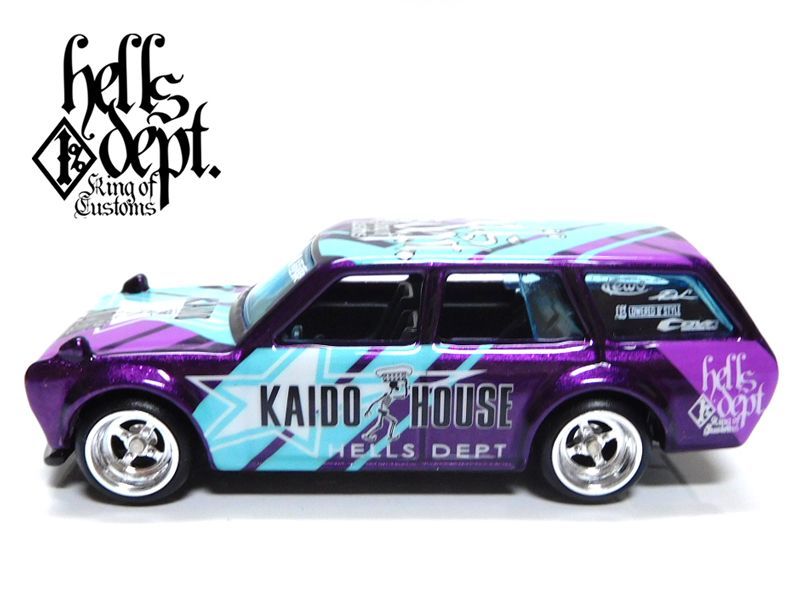 画像: HELLS DEPT X JUN IMAI KAIDO☆HOUSE 【'71 DATSUN BLUEBIRD 510 WAGON (カスタム完成品）】CANDY PURPLE/RR （送料サービス適用外）