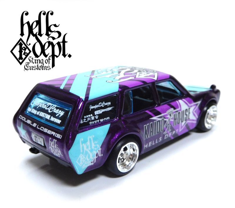 画像: HELLS DEPT X JUN IMAI KAIDO☆HOUSE 【'71 DATSUN BLUEBIRD 510 WAGON (カスタム完成品）】CANDY PURPLE/RR （送料サービス適用外）