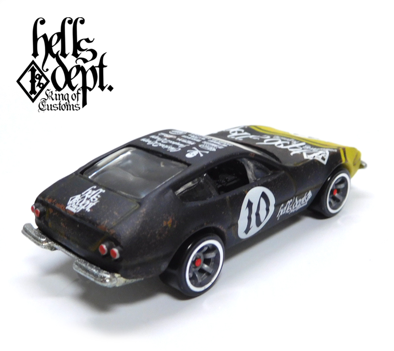 画像: HELLS DEPT 2020 - カツヌマ製作所 【FERRARI 365 GTB (カスタム完成品）】サビ BLACK-YELLOW/CM6 （送料サービス適用外）