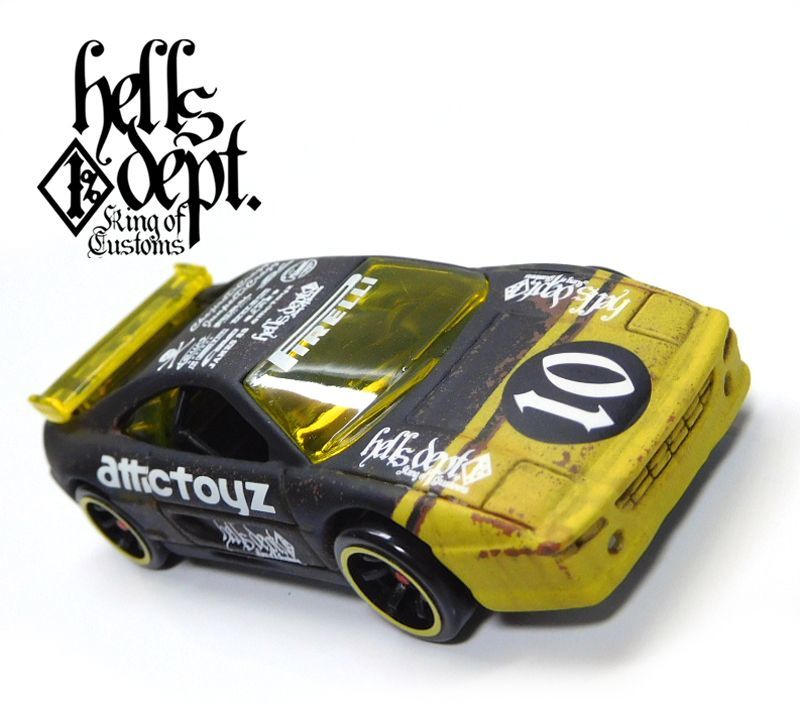 画像: HELLS DEPT 2020 - カツヌマ製作所 【FERRARI F355 CHALLENGE (カスタム完成品）】サビ BLACK-YELLOW/CM6 （送料サービス適用外）