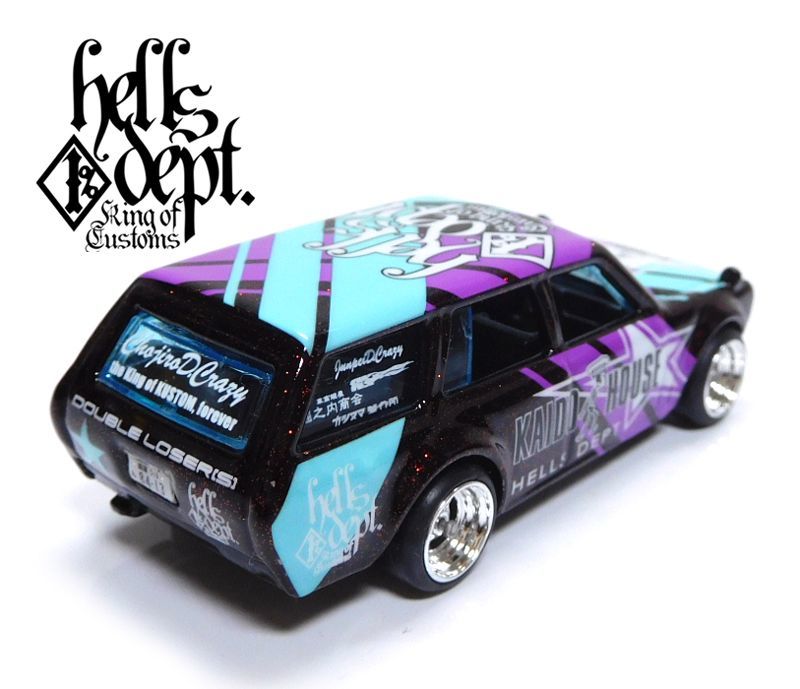 画像: HELLS DEPT X JUN IMAI KAIDO☆HOUSE 【'71 DATSUN BLUEBIRD 510 WAGON (カスタム完成品）】CANDY MET.DK.RED/RR （送料サービス適用外）