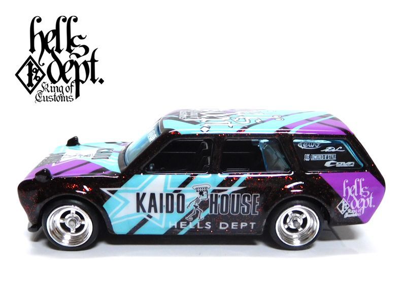 画像: HELLS DEPT X JUN IMAI KAIDO☆HOUSE 【'71 DATSUN BLUEBIRD 510 WAGON (カスタム完成品）】CANDY MET.DK.RED/RR （送料サービス適用外）