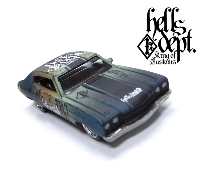 画像: HELLS DEPT 2020 - カツヌマ製作所 - HOZUKI 【'70 CHEVROLET CHEVELLE SS (カスタム完成品）】グラデ－ション FLAT BLACK-GRAY/RR （送料サービス適用外）