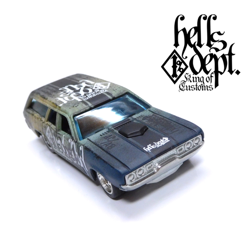 画像: HELLS DEPT 2020 - カツヌマ製作所 - HOZUKI 【'71 PLYMOUTH SATELLITE (カスタム完成品）】グラデ－ション FLAT BLACK-GRAY/RR （送料サービス適用外）