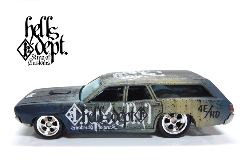 画像: HELLS DEPT 2020 - カツヌマ製作所 - HOZUKI 【'71 PLYMOUTH SATELLITE (カスタム完成品）】グラデ－ション FLAT BLACK-GRAY/RR （送料サービス適用外）