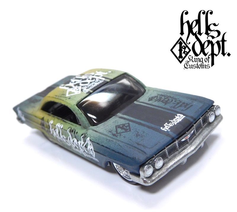 画像: HELLS DEPT 2020 - カツヌマ製作所 - HOZUKI 【'61 IMPALA (カスタム完成品）】グラデ－ション FLAT BLACK-GRAY/RR （送料サービス適用外）