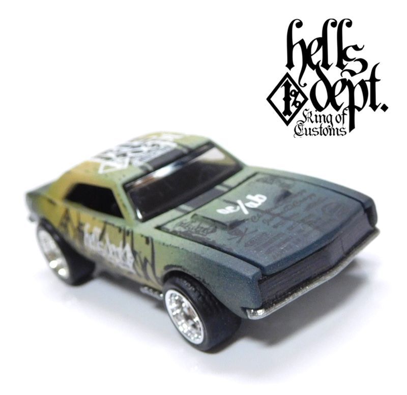 画像: HELLS DEPT 2020 - カツヌマ製作所 - HOZUKI 【'67 CAMARO (カスタム完成品）】グラデ－ション FLAT BLACK-GRAY/RR （送料サービス適用外）