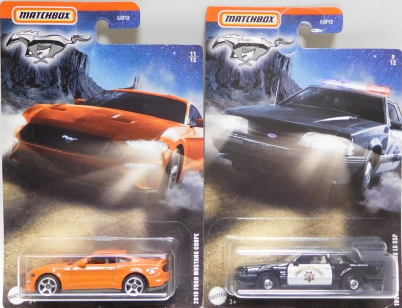 画像: 2020 WALMART EXCLUSIVE "FORD MUSTANG SERIES"【Bアソート 6種セット】2007 Ford Shelby GT500 G/1968 Ford Mustang/1993 Ford Mustang LX SSP/1968 Ford Mustang GT CS/2019 Ford Mustang Coupe/1965 Ford Mustang GT(予約不可）