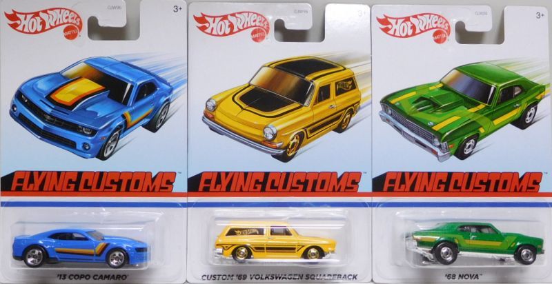 画像: 2020 TARGET EXCLUSIVE "FLYING CUSTOMS" 【Aアソート8種セット】Nissan Skyline RS (KDR30)/Custom '72 Chevy LUV/'13 COPO Camaro/'57 T-Bird/Custom '69 VW Squareback/Audacious/'68 Chevy Nova/'71 Datsun 510(予約不可）