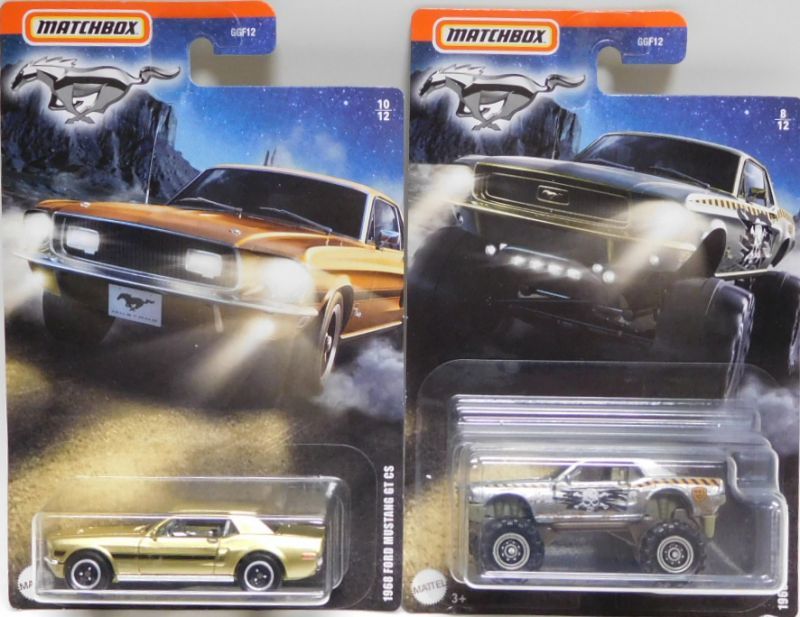 画像: 2020 WALMART EXCLUSIVE "FORD MUSTANG SERIES"【Bアソート 6種セット】2007 Ford Shelby GT500 G/1968 Ford Mustang/1993 Ford Mustang LX SSP/1968 Ford Mustang GT CS/2019 Ford Mustang Coupe/1965 Ford Mustang GT(予約不可）