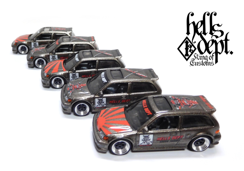 画像: HELLS DEPT 2020 - JDC13 【"SAMURAI 暴走族" '90 HONDA CIVIC EF (カスタム完成品）】DK.GRAY/RR (MYSTERY PACKAGE)（送料サービス適用外）