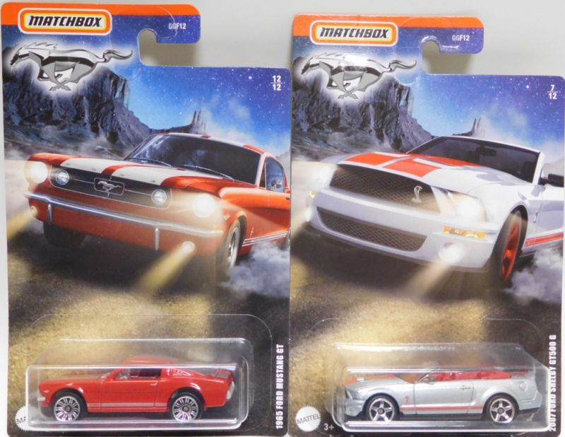 画像: 2020 WALMART EXCLUSIVE "FORD MUSTANG SERIES"【Bアソート 6種セット】2007 Ford Shelby GT500 G/1968 Ford Mustang/1993 Ford Mustang LX SSP/1968 Ford Mustang GT CS/2019 Ford Mustang Coupe/1965 Ford Mustang GT(予約不可）