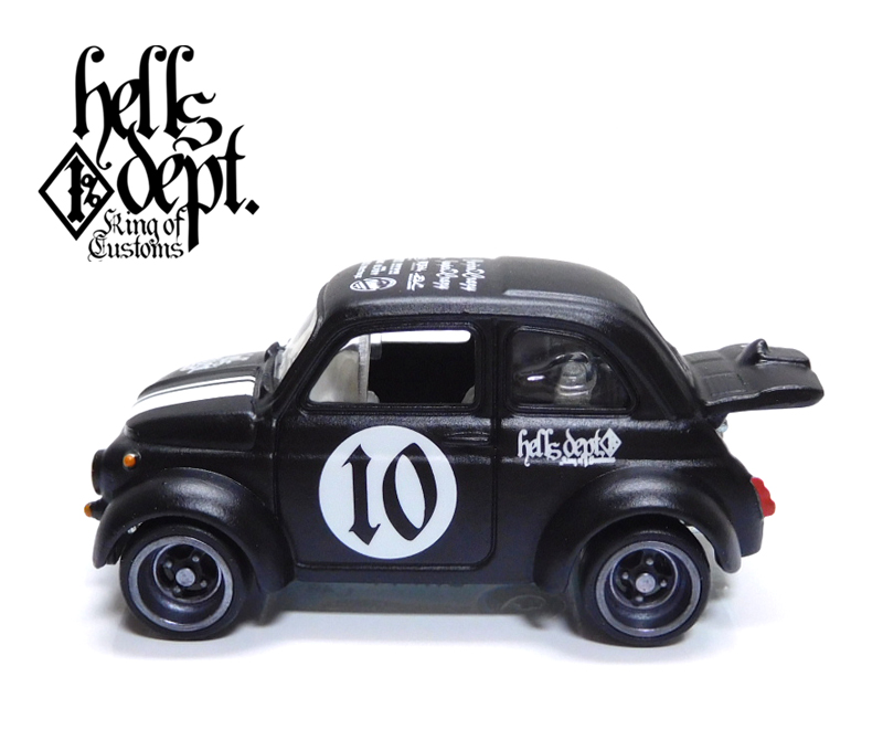 画像: HELLS DEPT 2020 - カツヌマ製作所 【'60s FIAT 500D MODIFICADO (カスタム完成品）】FLAT BLACK(FRONT LINE-HD)/RR （送料サービス適用外）