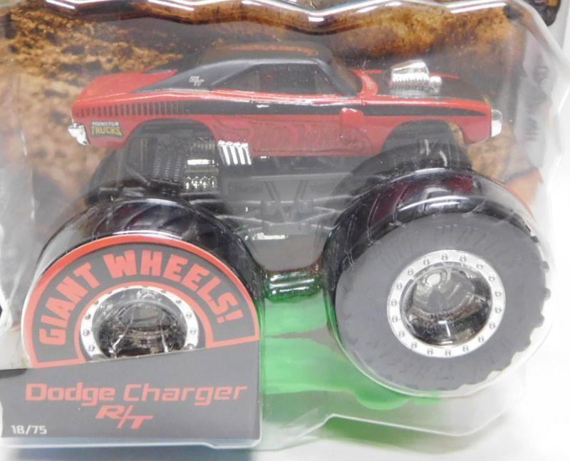 画像: 2020 HW MONSTER TRUCKS! 【DODGE CHARGER R/T】 RED-BLACK (includes CRUSHABLE CAR)(予約不可）