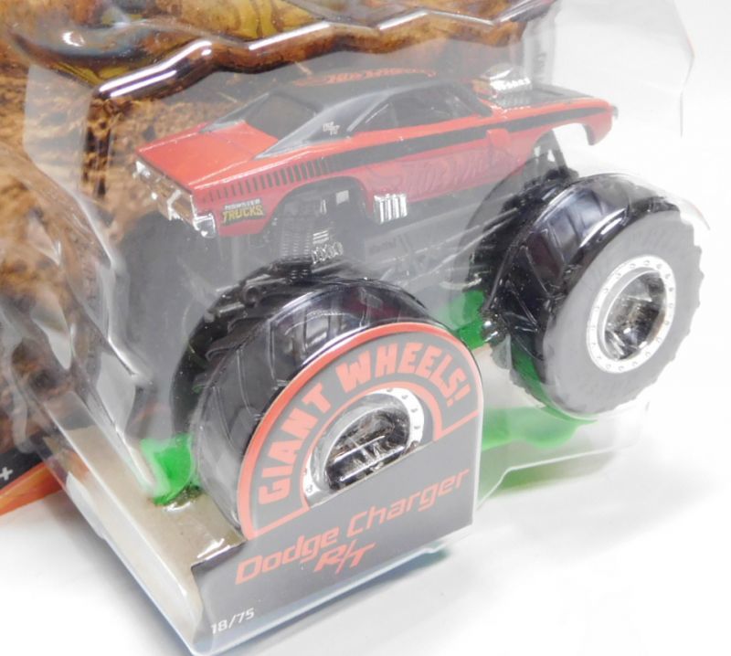 画像: 2020 HW MONSTER TRUCKS! 【DODGE CHARGER R/T】 RED-BLACK (includes CRUSHABLE CAR)(予約不可）