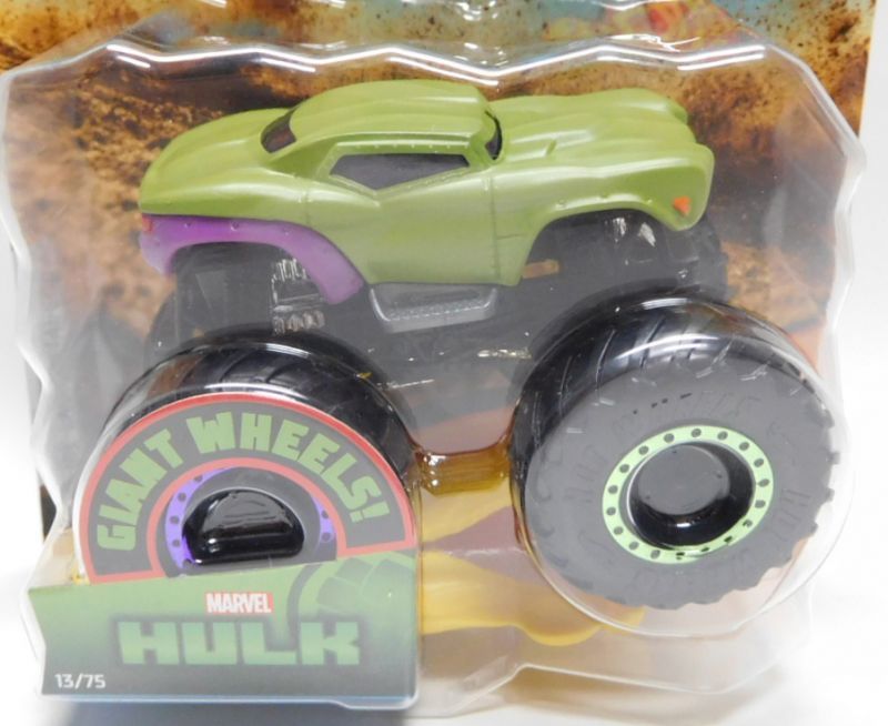 画像: 2020 HW MONSTER TRUCKS! 【HULK】 FLAT GREEN (includes CRUSHABLE CAR)(予約不可）