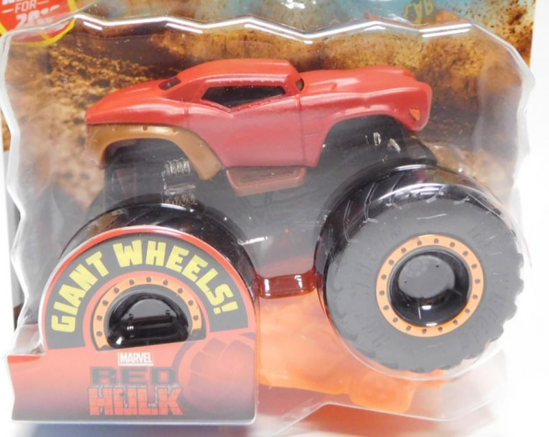 画像: 2019 HW MONSTER TRUCKS! 【RED HULK】 FLAT RED (includes CONNECT AND CRASH CAR)(予約不可）