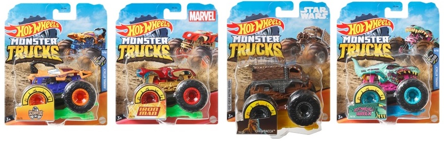 画像: 【仮予約】PRE-ORDER - 2020 HW MONSTER TRUCKS! 【Mアソート (8個入り）】BIG FOOT/5 ALARM/PIRAN-AHHHH/TWIN MILL/SCORPEDO/IRON MAN/CHEWBACCA/ZOMBIE WREX(11月上旬入荷予定）