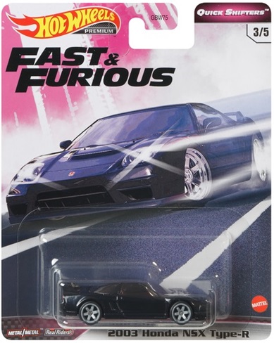 画像: 2020 HW PREMIUM FAST & FURIOUS "QUICK SHIFTERS"【2003 HONDA NSX TYPE-R】BLACK/RR