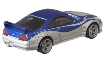 画像: 2020 HW PREMIUM FAST & FURIOUS "QUICK SHIFTERS"【NISSAN SKYLINE GT-R (BCNR33)】LT.GRAY-BLUE/RR