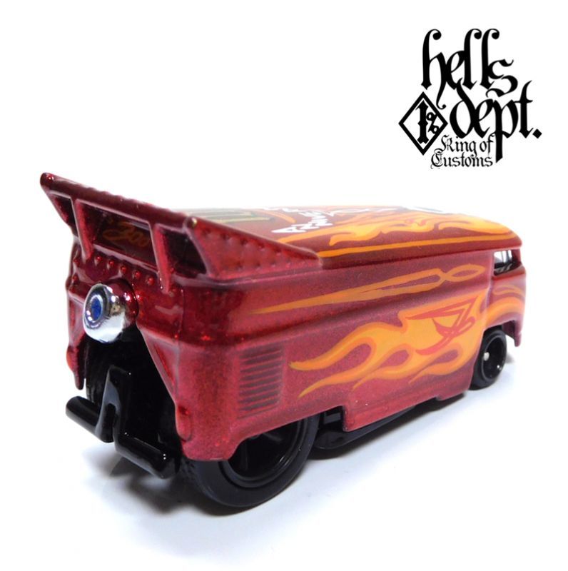 画像: HELLS DEPT 2020 - BOO Pinstriping x JDC13 【"BOO/HELLS 10th Anniversary" VW DRAG BUS (カスタム完成品）】SPEC.RED/RR （送料サービス適用外）