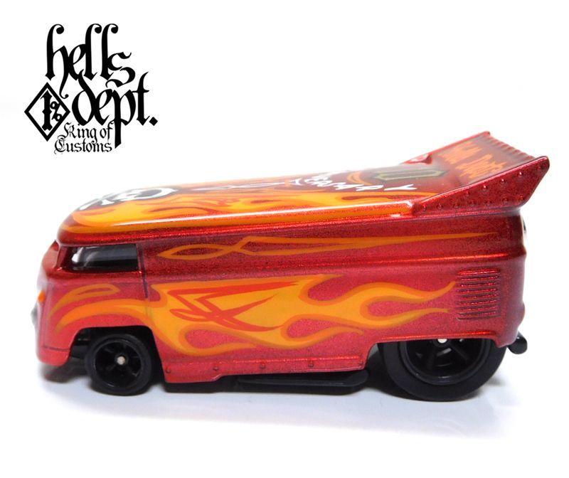 画像: HELLS DEPT 2020 - BOO Pinstriping x JDC13 【"BOO/HELLS 10th Anniversary" VW DRAG BUS (カスタム完成品）】SPEC.RED/RR （送料サービス適用外）