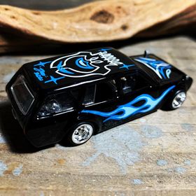 画像: HELLS DEPT 2020 - BOO Pinstriping x JDC13 【DATSUN 510 WAGON "LOWDOWN" with スカルドライバー (カスタム完成品）】BLACK(SKULL）/RR （送料サービス適用外）