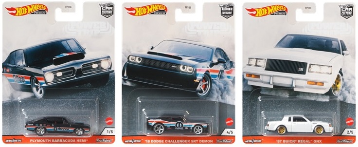 画像: 【仮予約】PRE-ORDER - 2020 HW CAR CULTURE 【Tアソート POWER TRIP (5種セット）】CUSTOM '72 CHEVY LUV/1991 GMC SYCLONE/PLYMOUTH BARRACUDA HEMI/'18 DODGE CHALLENGER SRT DEMON/'87 BUICK REGAL GNX(11月下旬入荷予定）