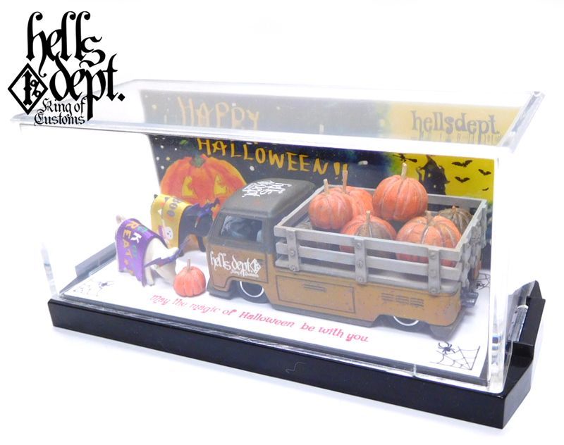 画像: HELLS DEPT 2020 - カツヌマ製作所 【"HAPPY HALLOWEEN" VOLKSWAGEN T2 "PIG UP"(カスタム完成品）】サビ-FLAT ORANGE/RR （送料サービス適用外）