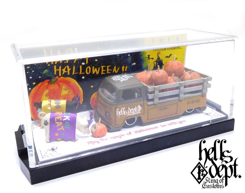 画像: HELLS DEPT 2020 - カツヌマ製作所 【"HAPPY HALLOWEEN" VOLKSWAGEN T2 "PIG UP"(カスタム完成品）】サビ-FLAT ORANGE/RR （送料サービス適用外）