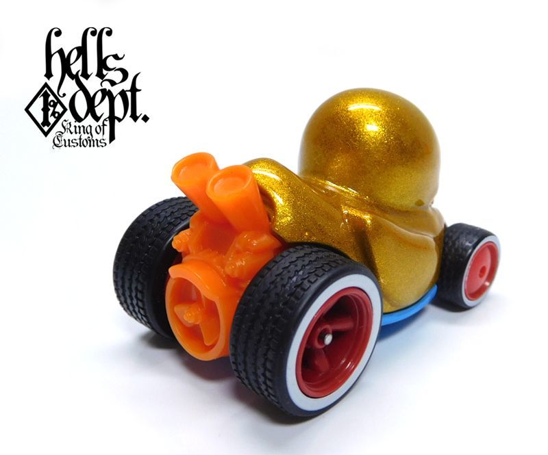 画像: HELLS DEPT 2020 - JDC13 【"縁起物 金のヒヨコ" DUCK N' ROLL (カスタム完成品）】GOLD/RR(YELLOWシャーシEYE) （送料サービス適用外）