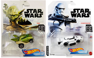 画像: 【仮予約】PRE-ORDER - 2020 HW STAR WARS CHARACTER CAR 【Fアソート (8個入り】BESPIN LUKE SKYWALKER/CAPTAIN REX/DARTH VADER/C-3PO/R2-D2/LANDO CALRISSIAN/YODA/STORMTROOPER（12月上旬入荷予定）